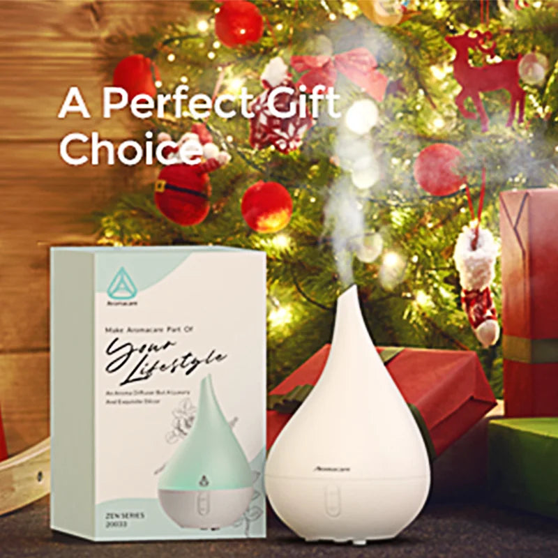 Aromacare 20033 Essential Oil Diffusers 250ml Cool Mist Maker Aromatherapy Air Humidifier Quieter for Home Baby Room BPA FREE