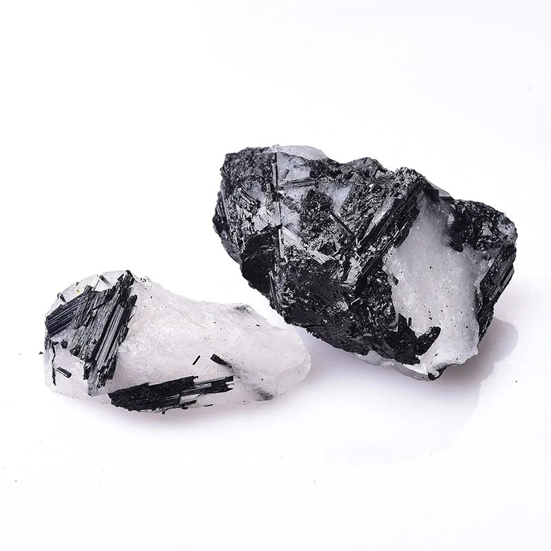 1PC Natural Black Tourmaline Crystal Natural Quartz Raw Crystals Rock Mineral Specimen Energy Healing Stone Home Decoration