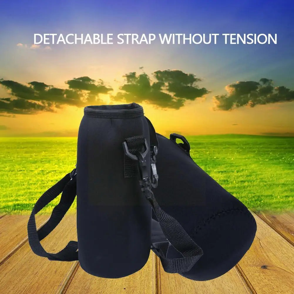 750ml Sports Bottle Cover Cooler Bag Cup Neoprene Water Sleeve Bag Cup Cover Oblique Back Hold