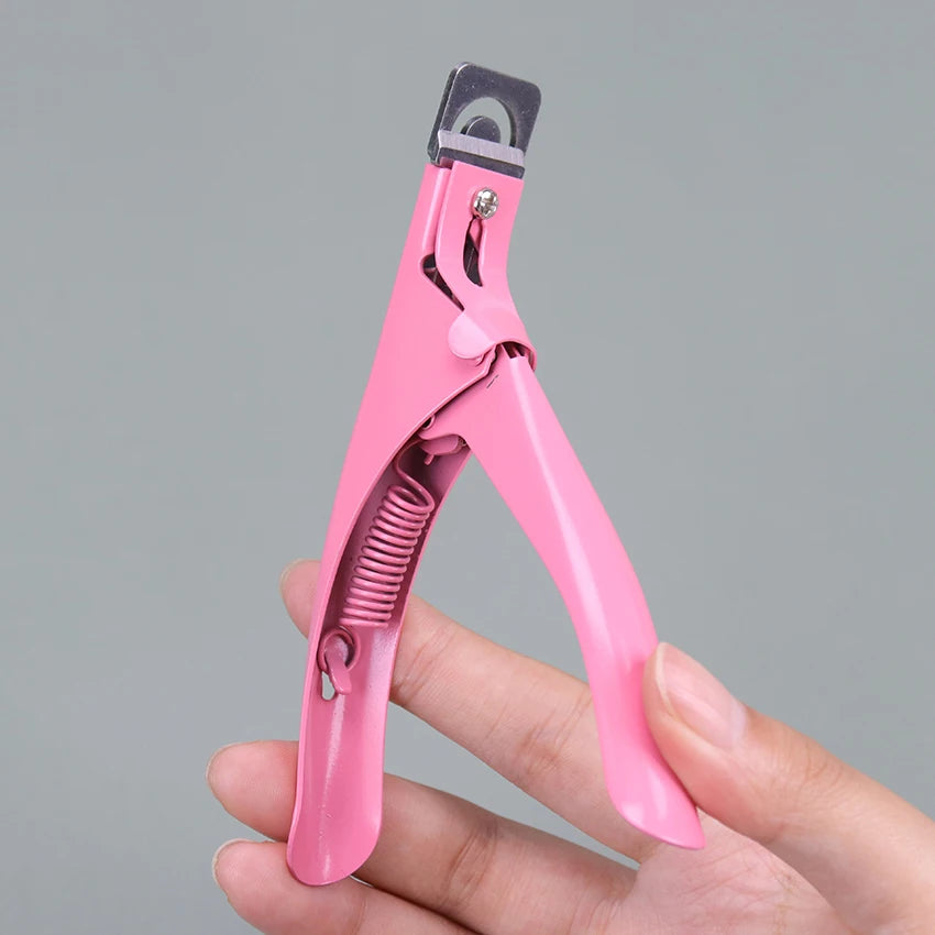 1PC Luxury Stainless Steel Head Nail Clipper Acrylic Gel French False Nail Tips Cutter Clipper Girl Nail Care Tools