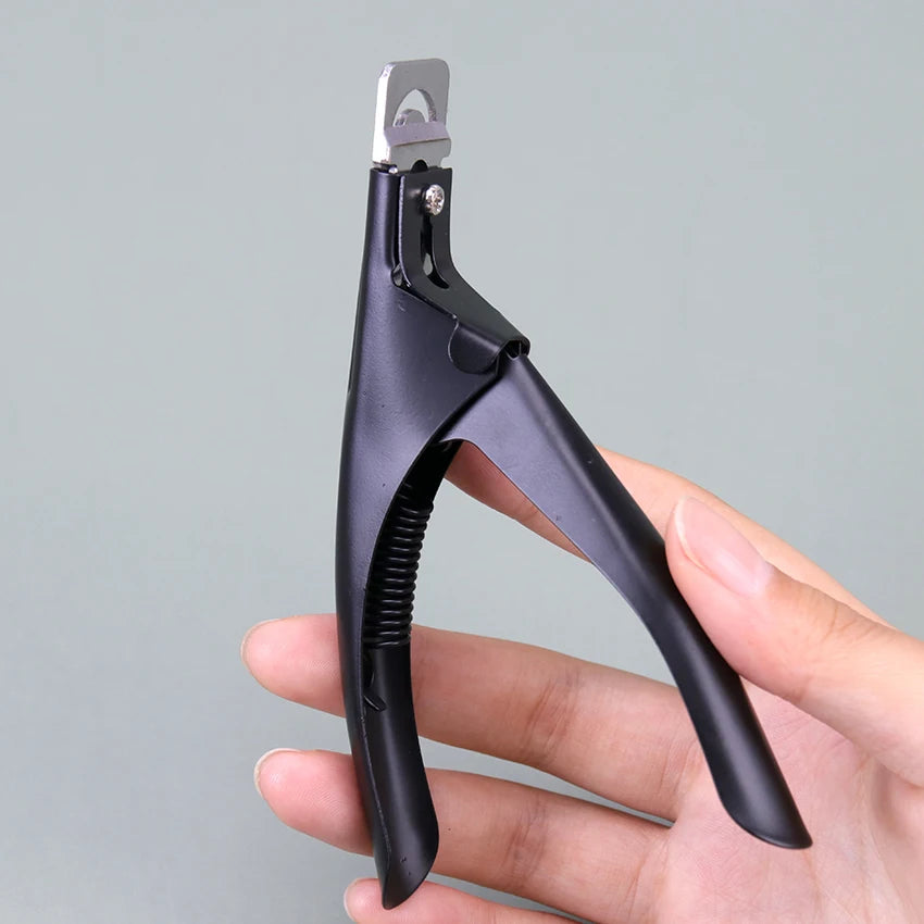 1PC Luxury Stainless Steel Head Nail Clipper Acrylic Gel French False Nail Tips Cutter Clipper Girl Nail Care Tools