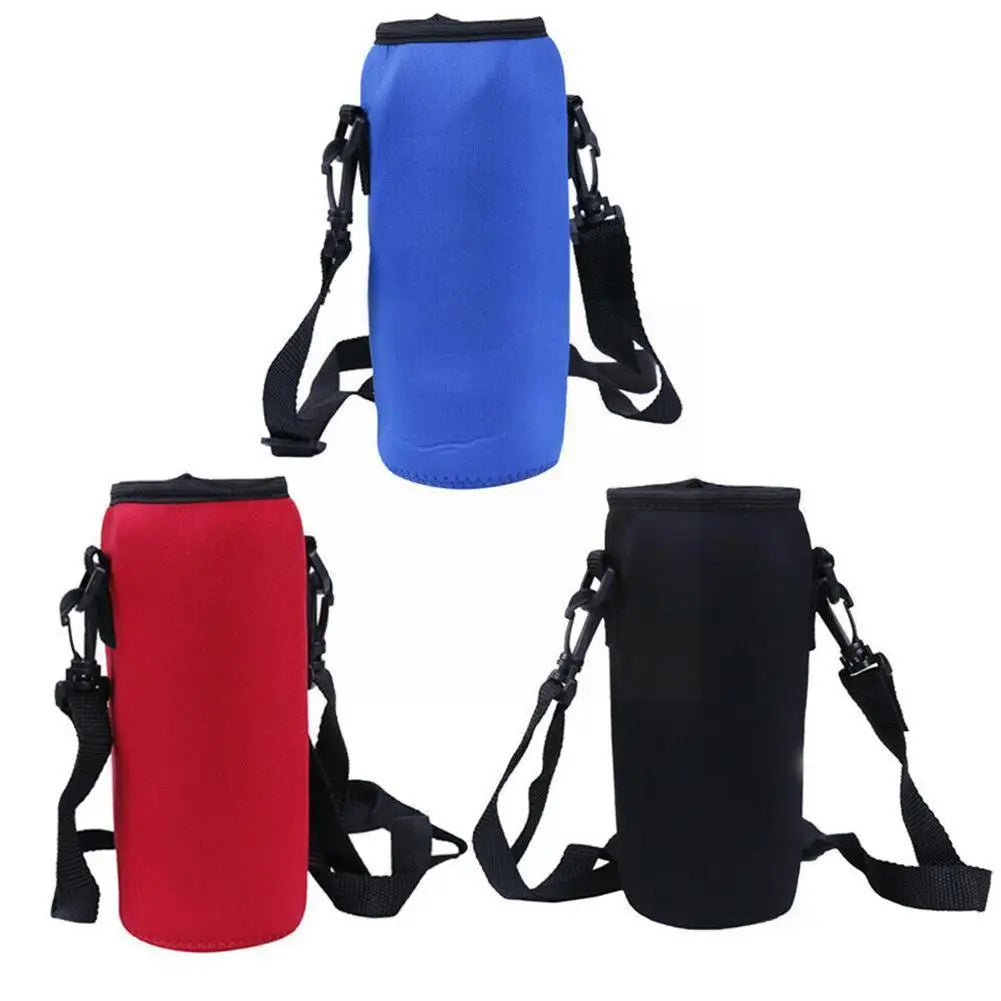 750ml Sports Bottle Cover Cooler Bag Cup Neoprene Water Sleeve Bag Cup Cover Oblique Back Hold