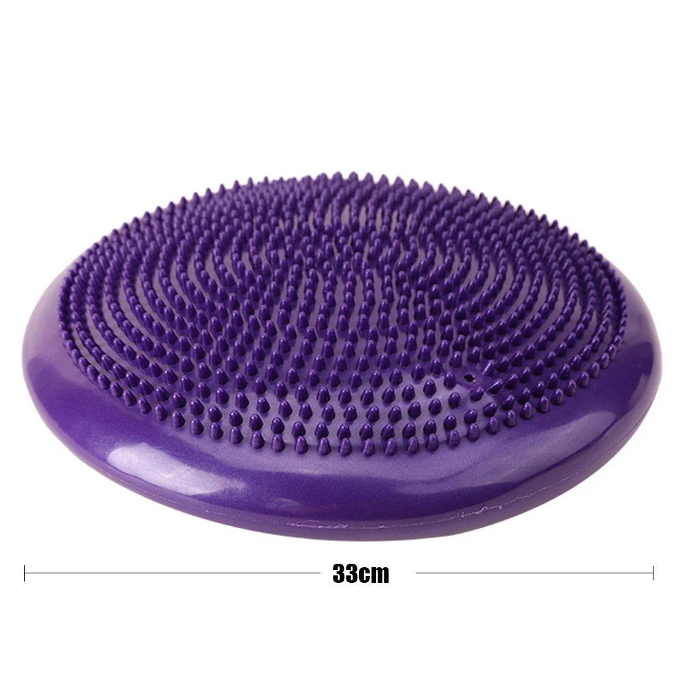 Inflatable Yoga Balls Massage Pad for Wobble Balance Fitness Exercise Training