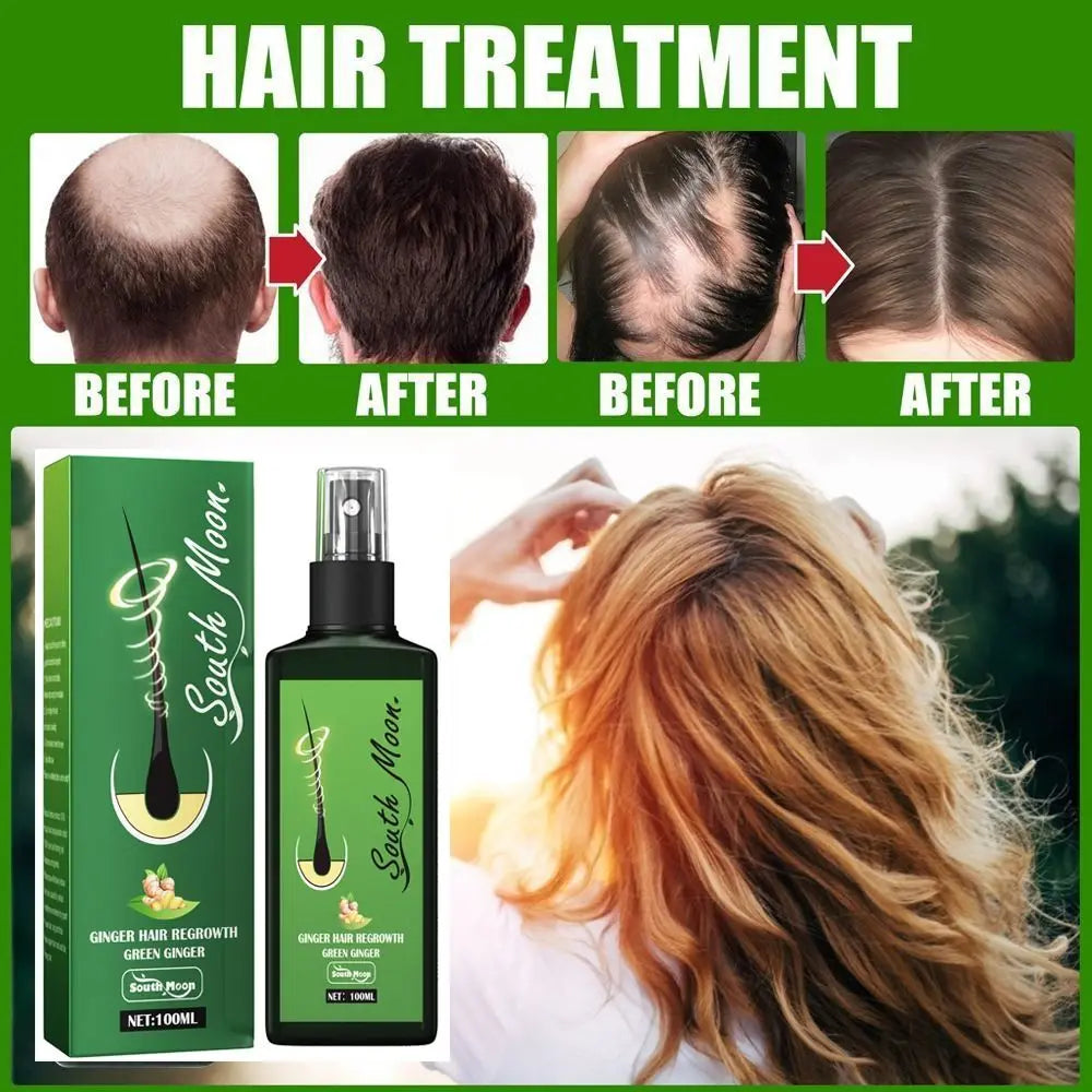 120ML Hair Growth Lotion Haircare Hair Loss Oil Baldness Repair Spray Skin Care Beauty Health Wash-Free Anti Natural Extract