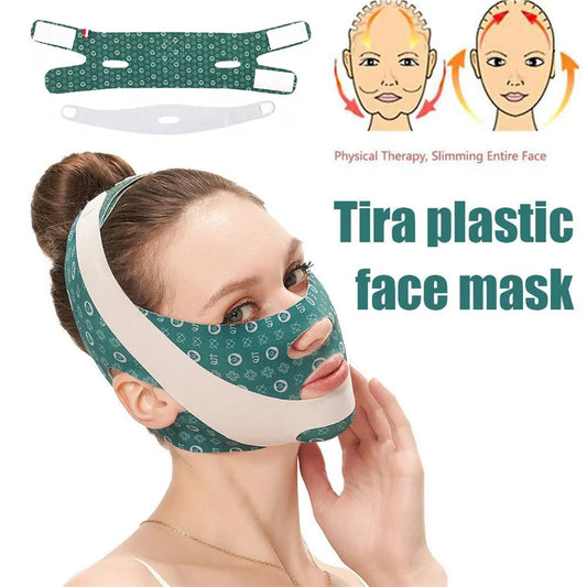 Adjustable V Face Bandage Lift Up Belt Reduce Double Chin Face Sculpting Sleeping Mask Facial Skin Care Tool Face Lifting Tapes