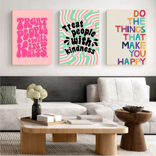 Motivational Quotes Art Poster Classic Anime Poster Fancy Wall Sticker For Living Room Bar Decoration Decor Art Wall Stickers