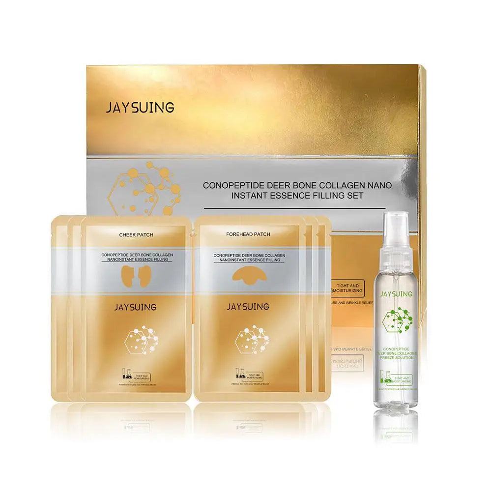 Peptide Deer Bone Collagen Essence Kit Anti Aging Nano Instant Essence Filling Essence Set Moisturizing Skin Care