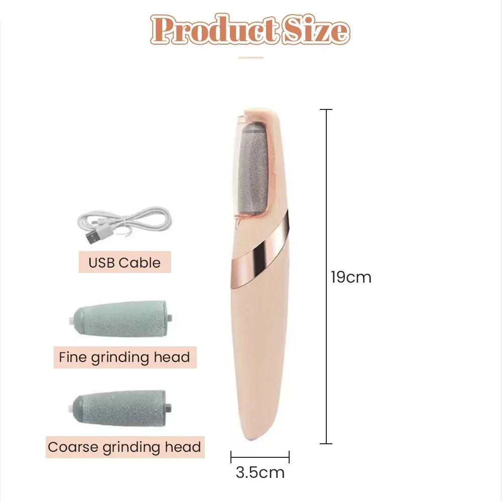Rechargeable Electric Callus Remover Cordless Women Men Electronic Foot File Removes Dry Coarse Skin Calluses On Heels Sale