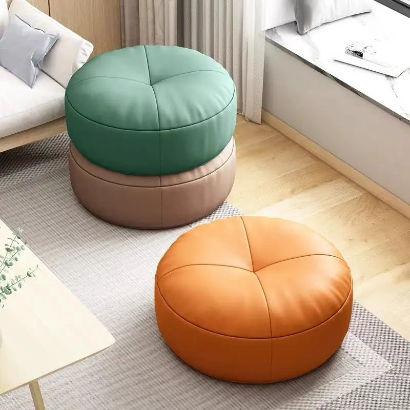 2024 Japanese Seat Cushion Tatami Lazy Sofa Cushion Leather Mat Bedroom Soft Stool Balcony Bay Window Cushion Meditation Pillow