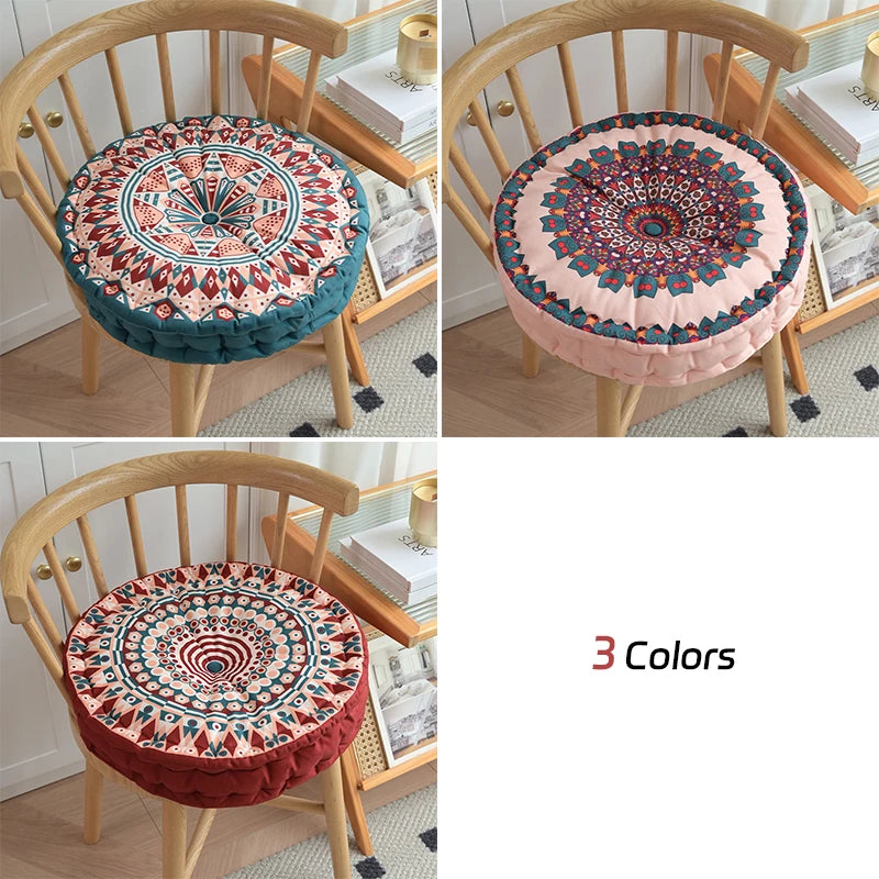 Meditation Cushion Ethnic Style Retro Sofa Pillow Bohemian Floor Seat Back Cushion Stuffed Tatami Living Room Home Decor Futon