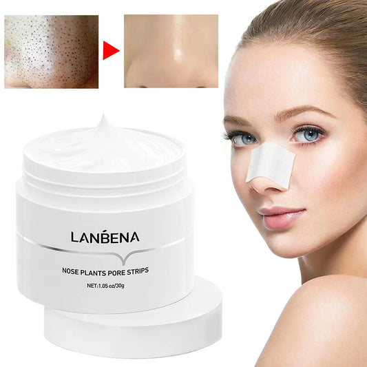 LANBENA Blackhead Remover Nose Mask Pore Strip Tearing Patch Care Skin Nasal Deep Peeling Deaning Treatment Acne Black Mask R8P9